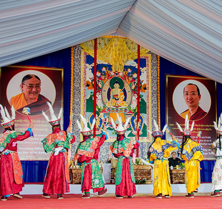 Enthronement Of The 42nd Sakya Trizin - His Holiness The Sakya Trichen ...